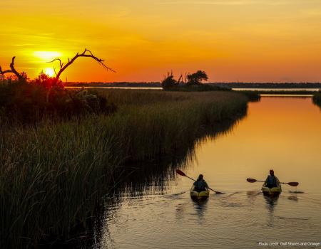 Little Lagoon in Gulf Shores, AL, 