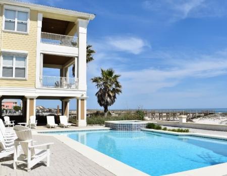 Private pool at a Gulf Shores vacation home