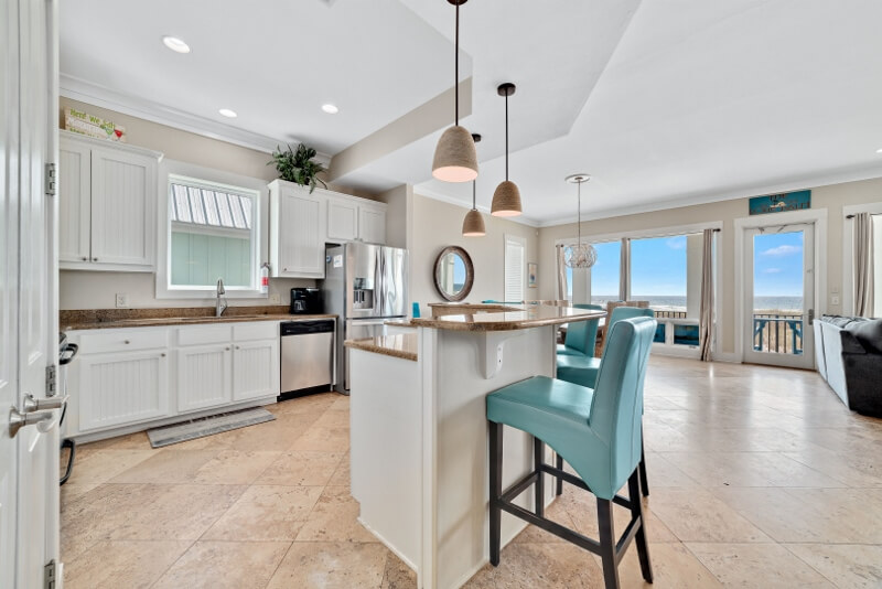 kitchen at lone palm vacation rental